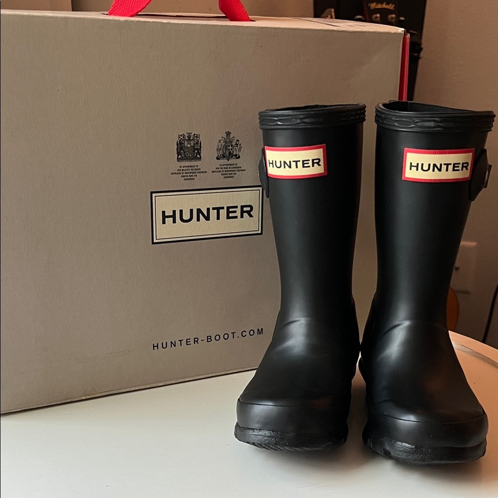 Hunter Junior Original Black Waterproof Boots - Picture 7 of 7